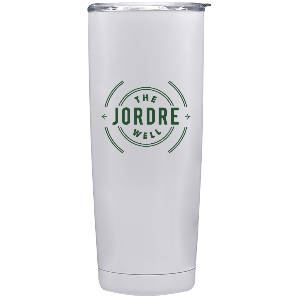 The Jordre Well Logo 20 oz. Stainless Steel Tumblers